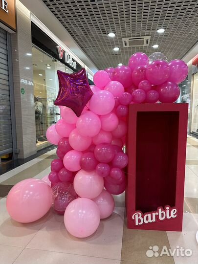 Коробка Барби для фотосессии фотозоны аренда