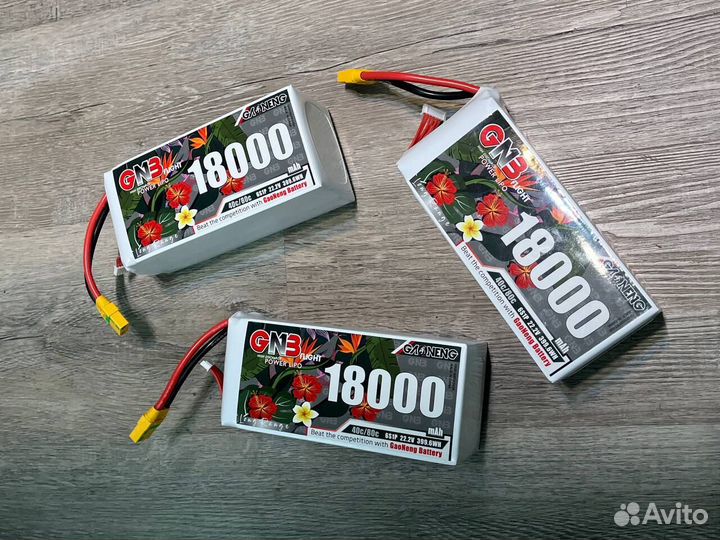 Аккумулятор для FPV дрона GNB18000mAh 6S 40С/80С