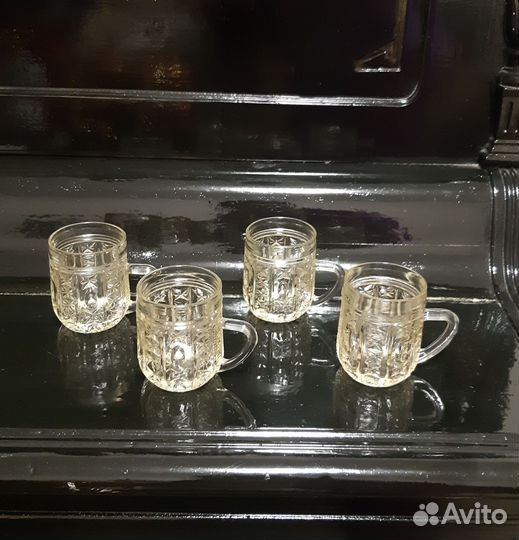 Набор кружек. Хрусталь. СССР