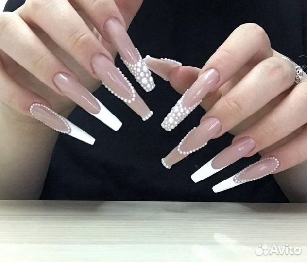 Маникюр наращивание