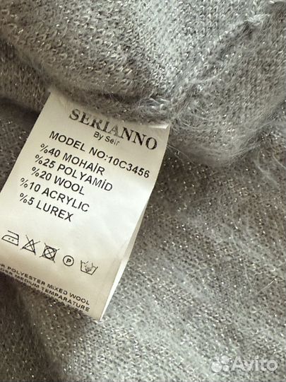 Платье serianno мохер шерсть новое