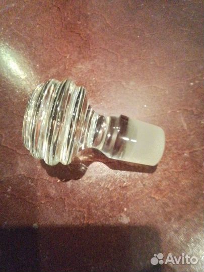 Пробки стекляные винтажные для бутыли, графина