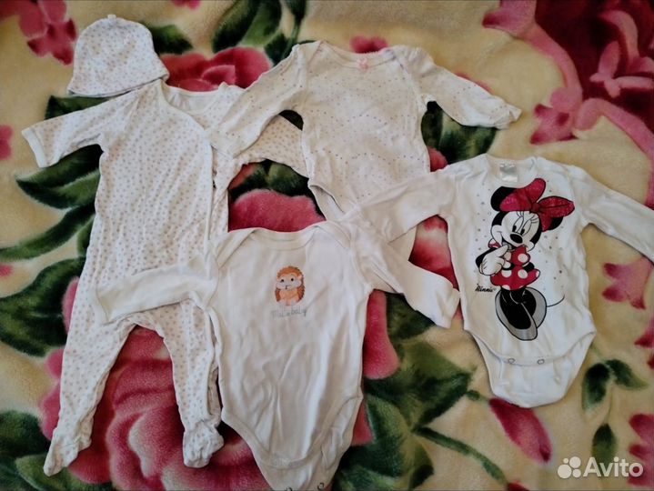 Одежда пакетом для девочки р-р 56-62