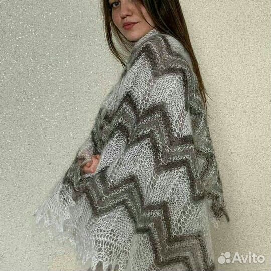 Пуховые изделия: платки, паутинки, палантины