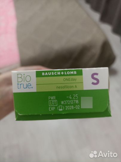 Линзы контактные bio true