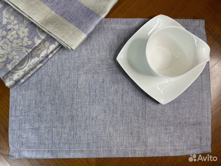 Плейсматы, дорожки лен хлопок экспорт