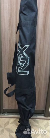 Комплект лыжи,палки,чехол и ботинки