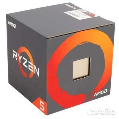 Процессор am4 amd ryzen 5 1400 с куллером