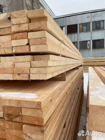 Брус обрезной 100х200х6000мм с доставкой