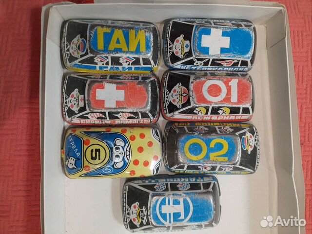 Детские жестяные машинки СССР