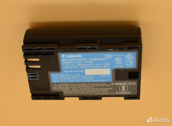 Аккумулятор Canon LP-E6(LC-E6) для EOS 5D