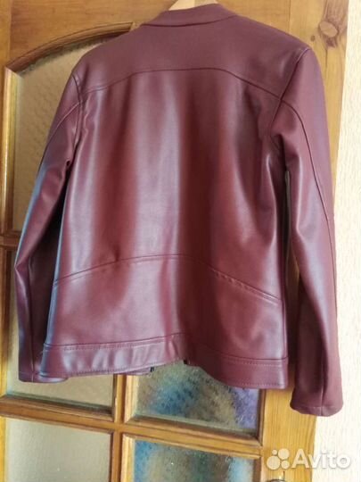 Куртка кожаная (утеплённая новая