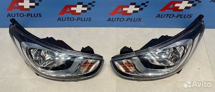 Фара hyundai solaris 1