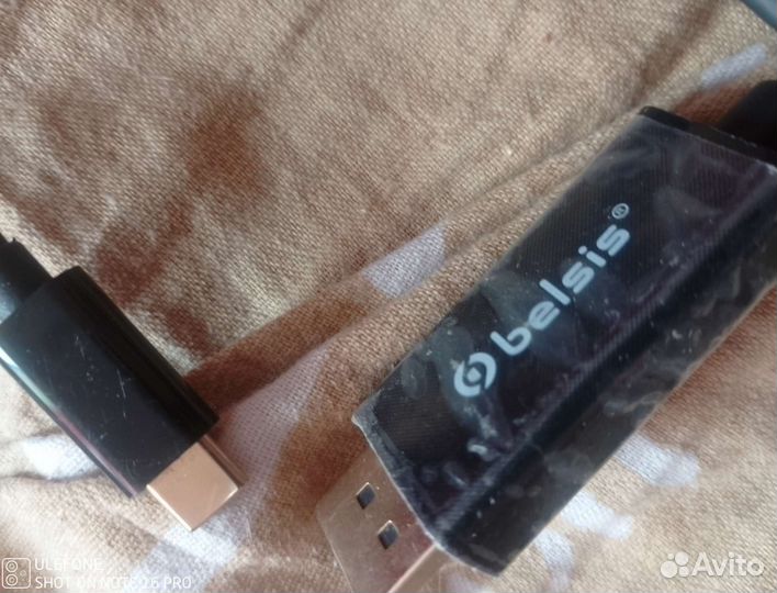 Кабель displayport thunderbolt belsis