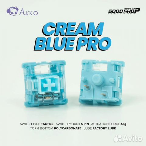 Akko v3 Cream Blue PRO (45pcs) в наличии купить в Москве | Электроника ...