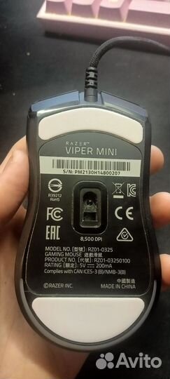 Игровая мышка razer viper mini