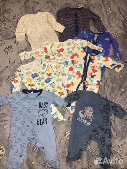 Детские вещи для новорожденных на мальчика пакетом