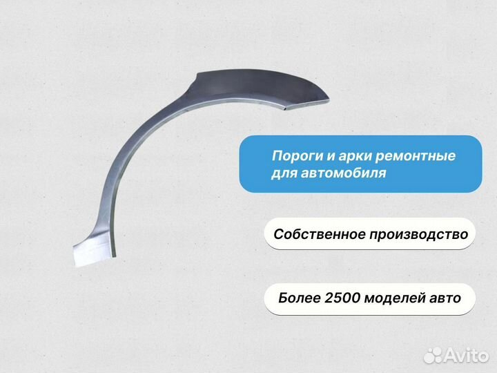 Ремкомплект арок Land Rover Freelander 2 (цинк)