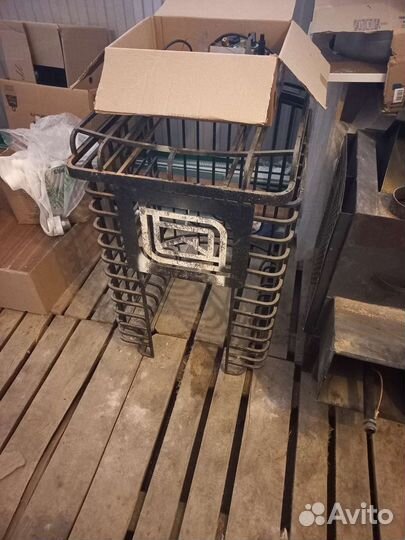 Чугунный котел с автоматикой для газа