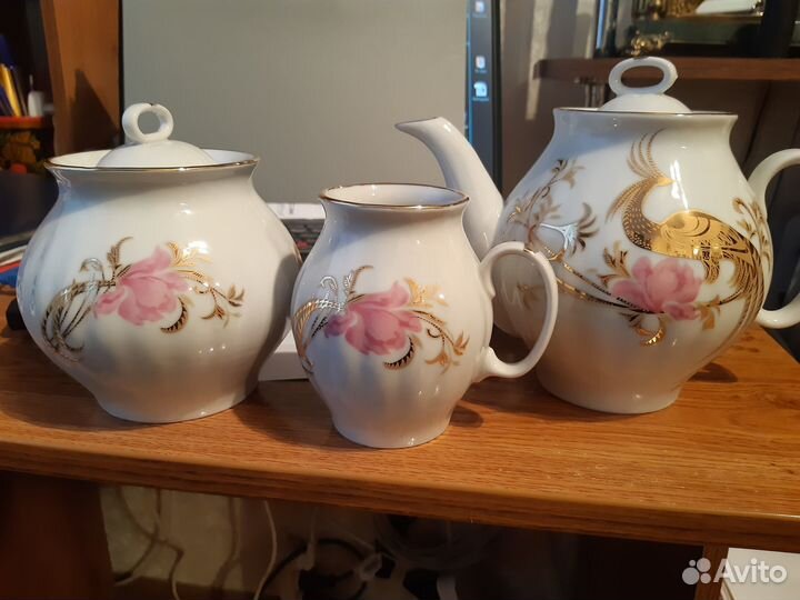 Чайный сервиз Дулёвский фарфоровый завод