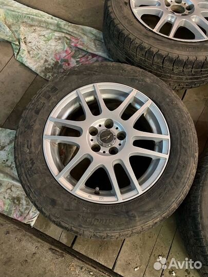 Литье диски R15 5х100 с резиной 195/65R15