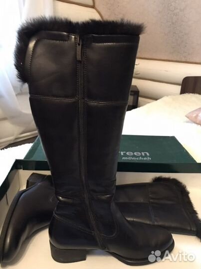 Сапоги женские зимние из натуральной кожи 39 разме