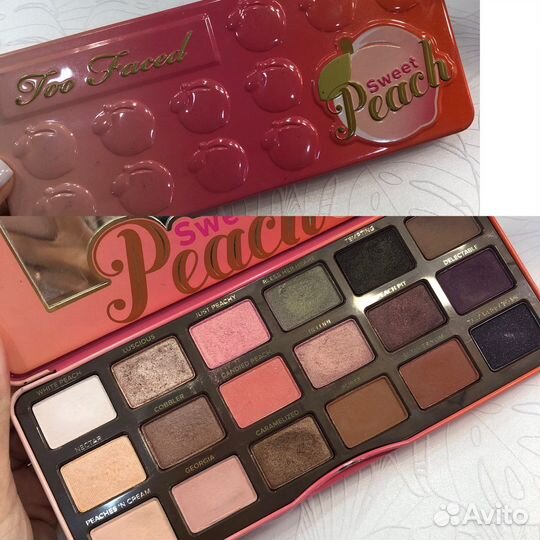 Палетка теней too faced colorpop venus