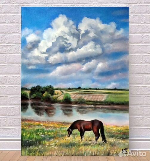 Картина с лошадью 