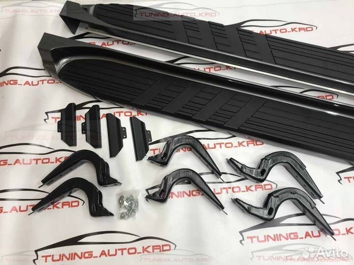 Подножки пороги Toyota Land Cruiser Prado 120 H688