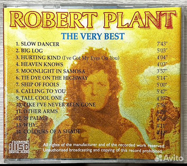 Музыкальные cd диски Robert Plant (LED Zeppelin)