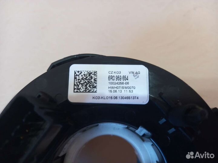 Контактное кольцо с датчиком положения руля polo