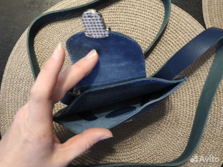 Сумка поясная кожаная BB1