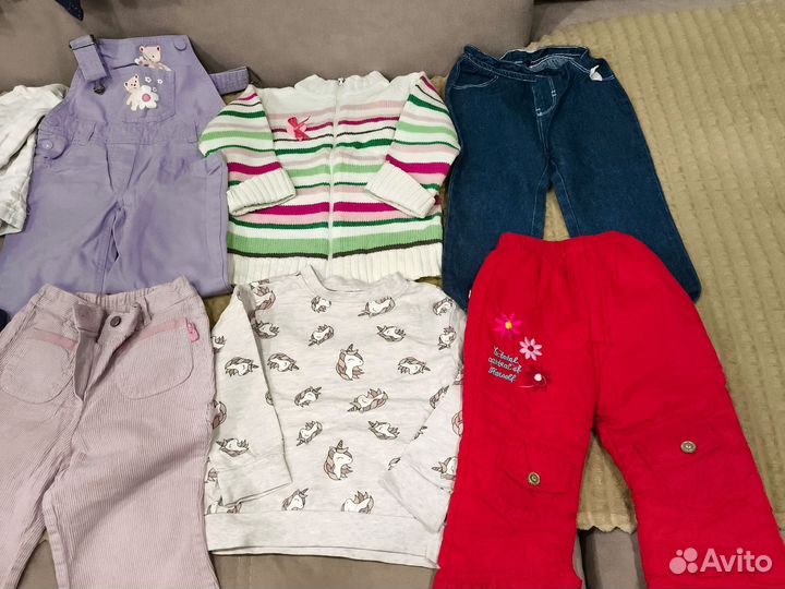 Пакет вещей для девочки 92 98