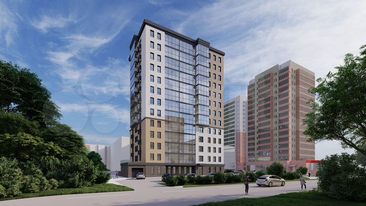 1-к. квартира, 39,9 м², 11/12 эт.