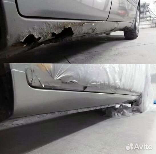 Пороги и арки Renault Logan 1 Рено Логан 2