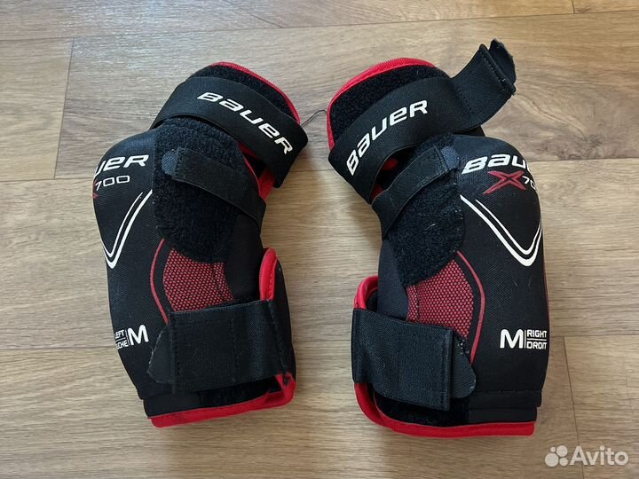 Нагрудник хоккейный взрослый налокотники размер М