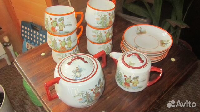 Сервиз первомайская рыбинская фабр. фарфортрест