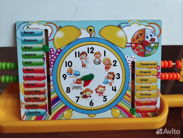 Мольберт детский двухсторонний,доска для рисования