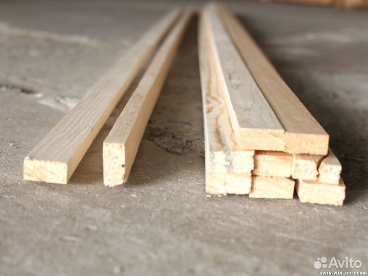 Брусок сухой строганный