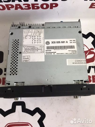 Магнитола Vw Tiguan 5N 2.0 TSI cawa/cawb 2009