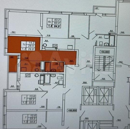 Квартира-студия, 29,8 м², 21/24 эт.