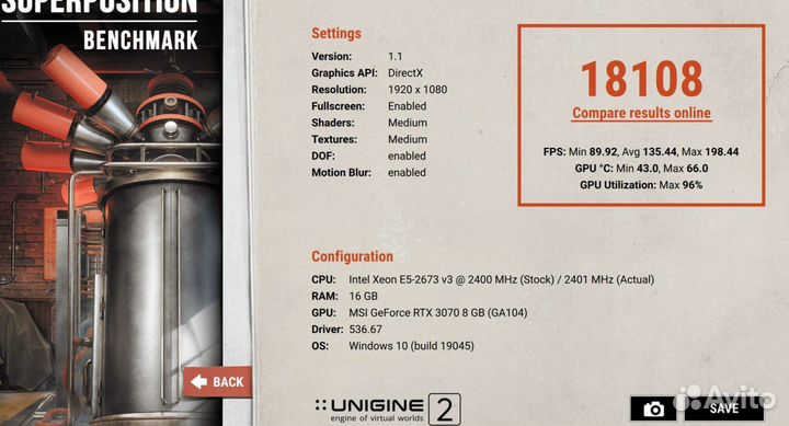 MSI RTX 3070 Ventus 3x 8GB + Гарантия