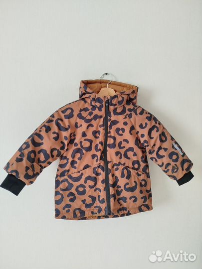 Куртка zara 104 леопард