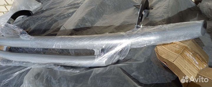 Защита переднего бампера renault duster