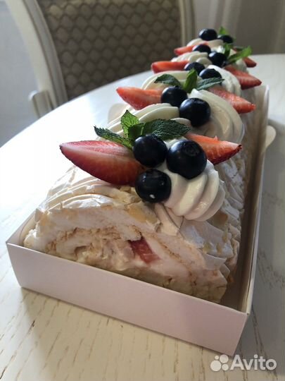 Меренговый рулет