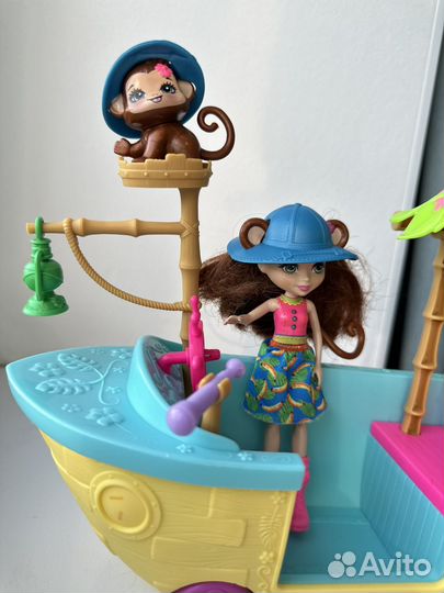 Игровой набор Enchantimals Джунгли-лодка