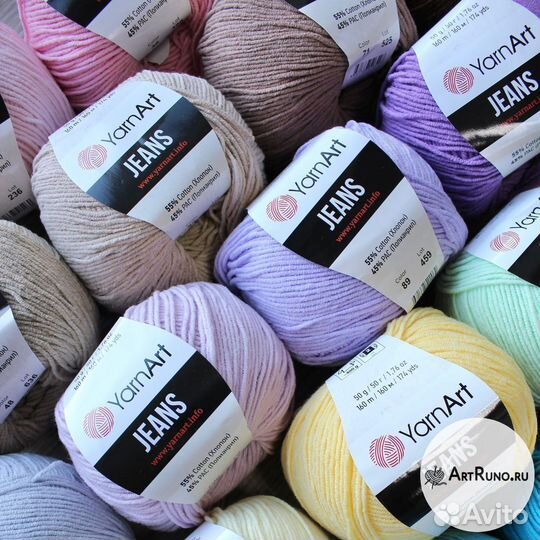 Пряжа YarnArt Jeans (Ярнарт Джинс)