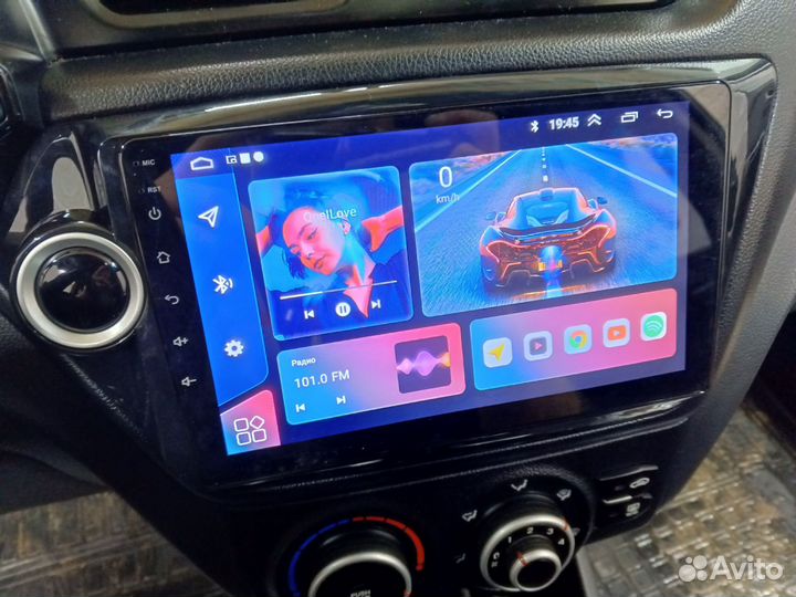 Магнитола 2 din android 9 дюймов Kia Rio 3