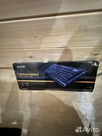 Клавиатура А4tech kd-600l x-slim LED