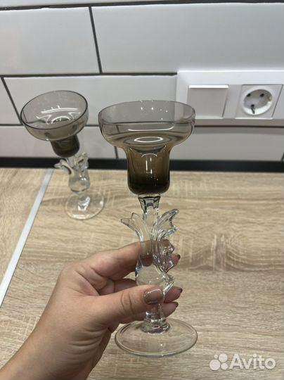 Винтажные подсвечники 1980-е